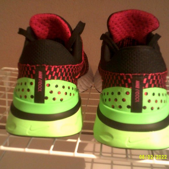 NIKE REACT INFINITY RUN FLYKNIT 3 "Green Strike" MEN'S RUN SHOES 12 DH5392-003 - Picture 6 of 7